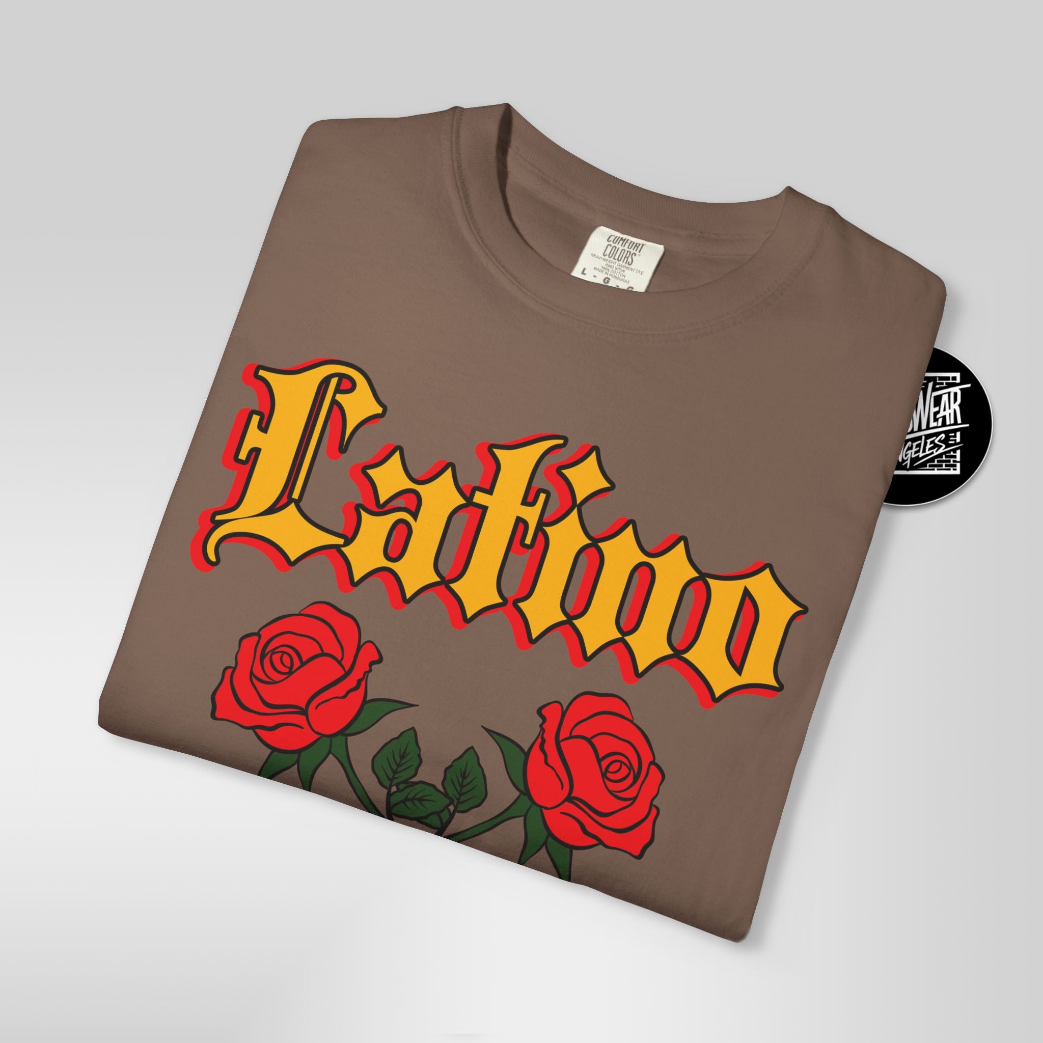Latino Heat Shirt Chicano Style Roses Tee Latino Wrestling Inspired Streetwear