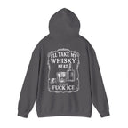 Whisky Neat Because F*ck ICE – Political Statement Hoodie