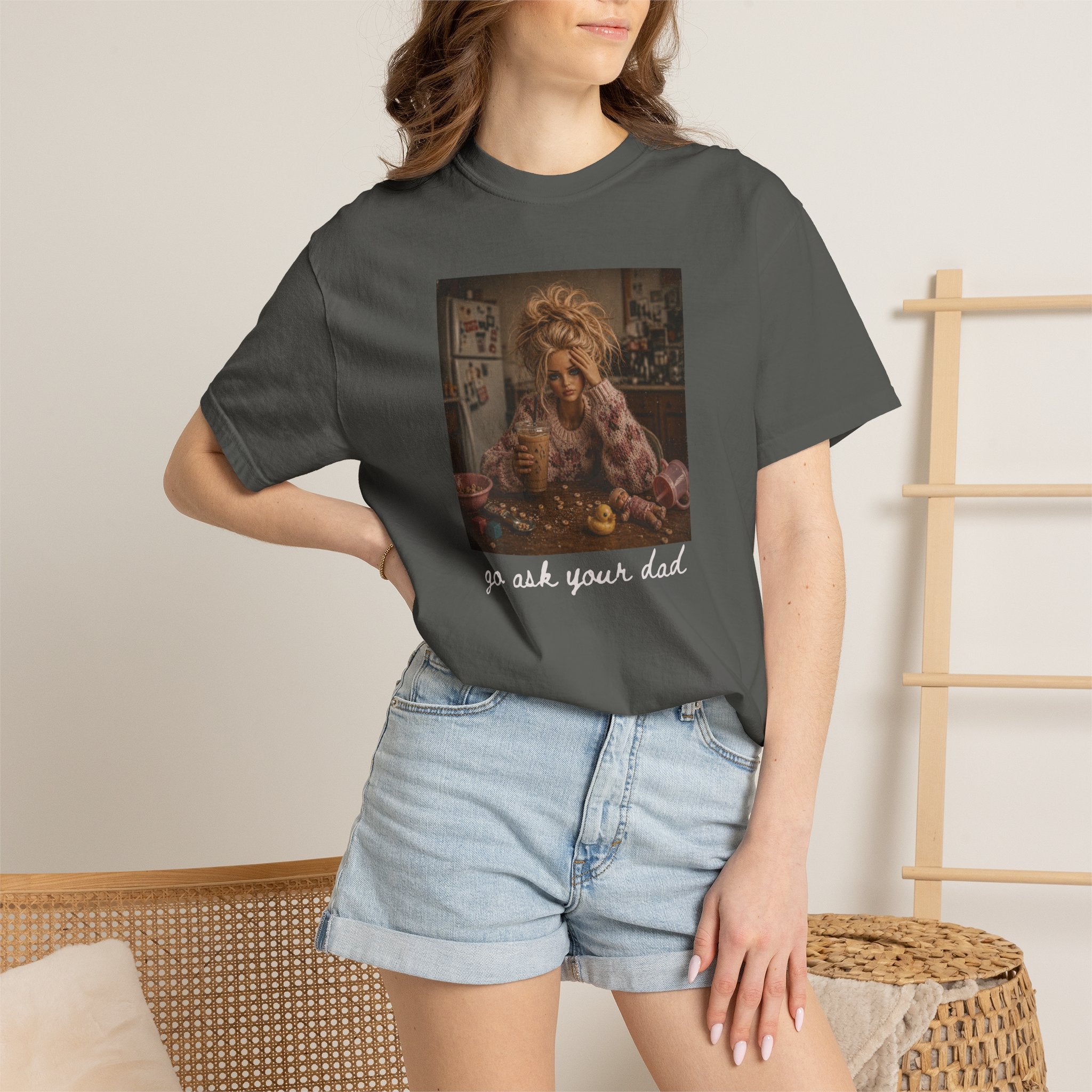Go Ask Your Dad Messy Mom Graphic Tee