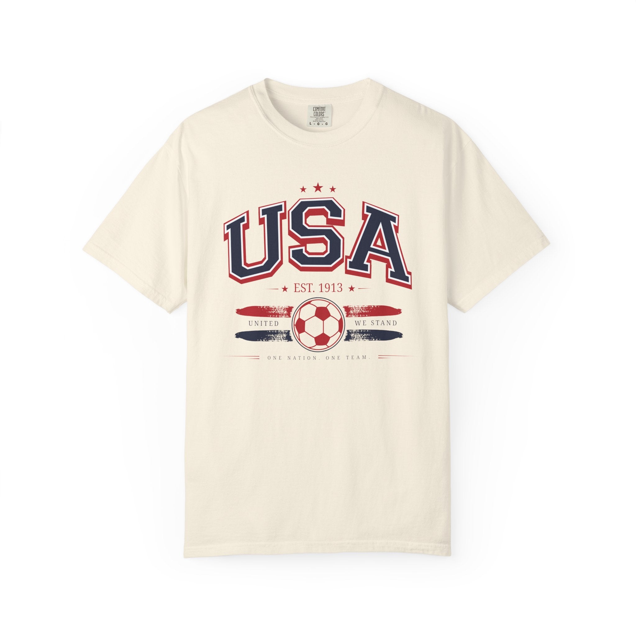 USA Soccer World 2026 Vintage Graphic Tee