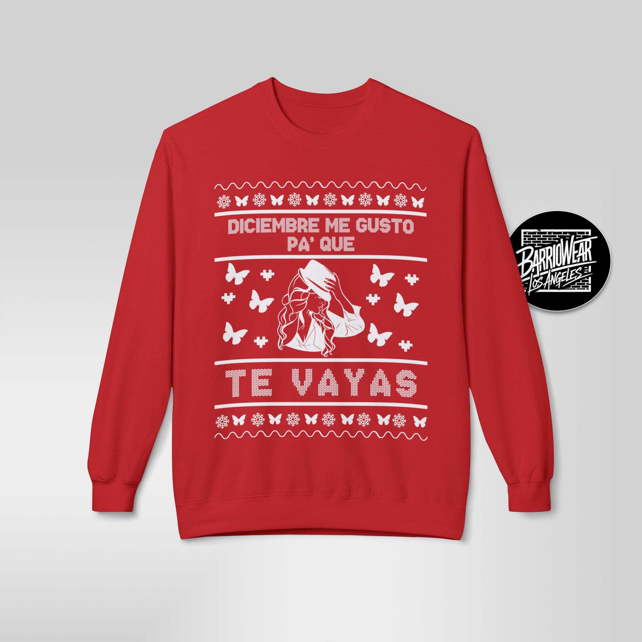 "Diciembre Me Gusto" Ugly Christmas Sweater | Funny Latino Holiday Sweatshirt