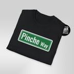 Pinche Way street sign T-Shirt | Spanish slang novelty tee