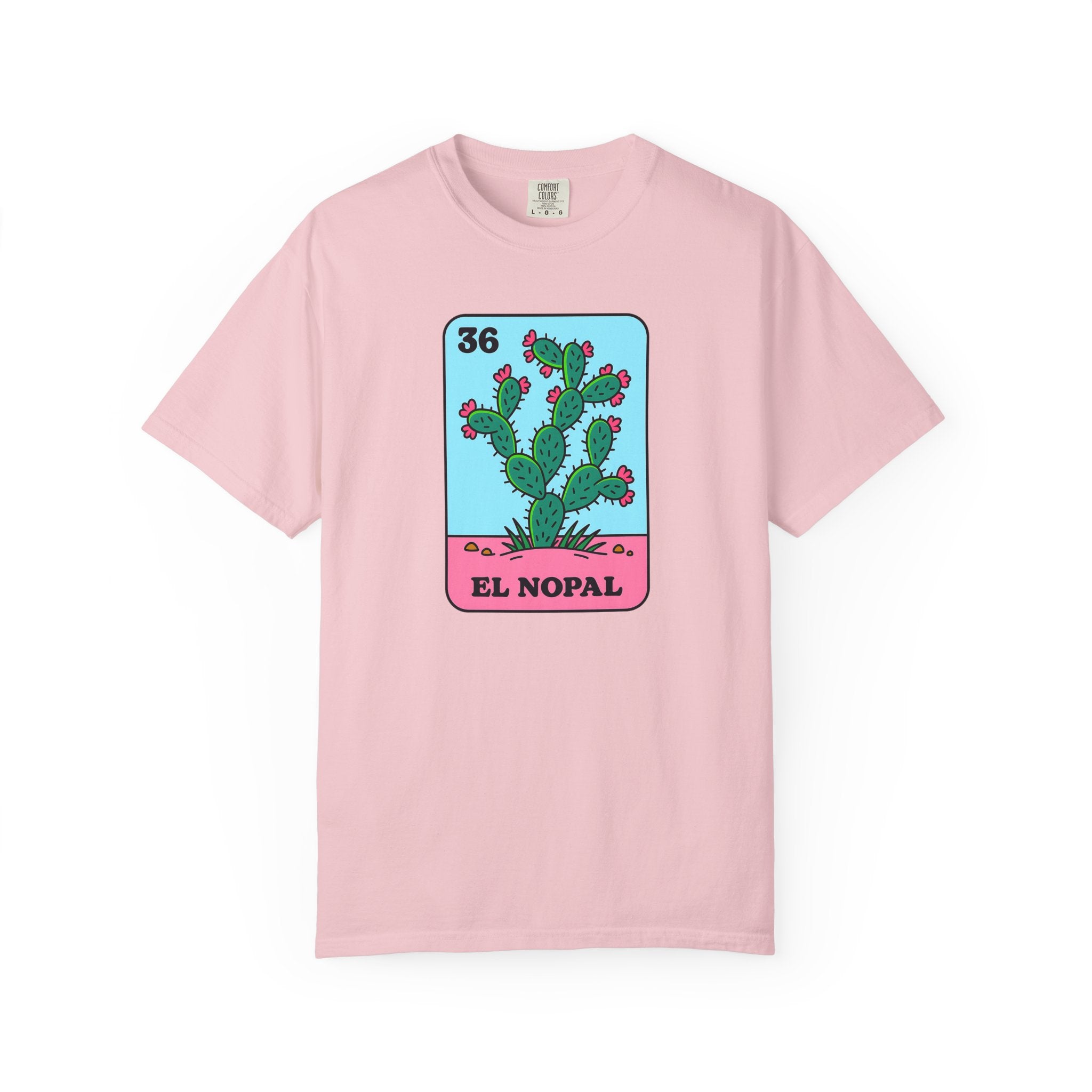 El Nopal Lotería Card Cactus Graphic Tee