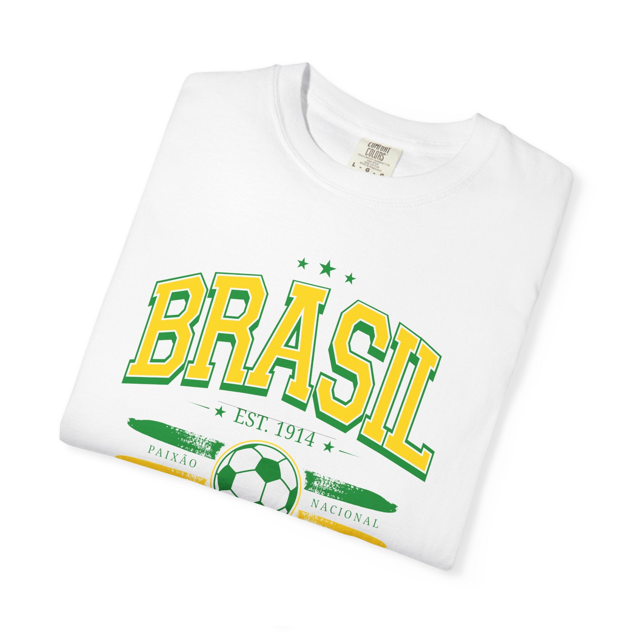 Brasil World Soccer 2026 Collegiate Graphic Tee