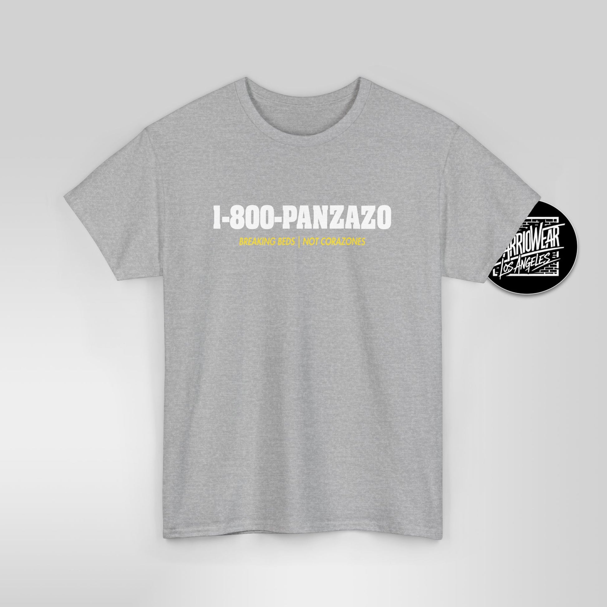 1-800-PANZAZO – Breaking Beds, Not Corazones Tee
