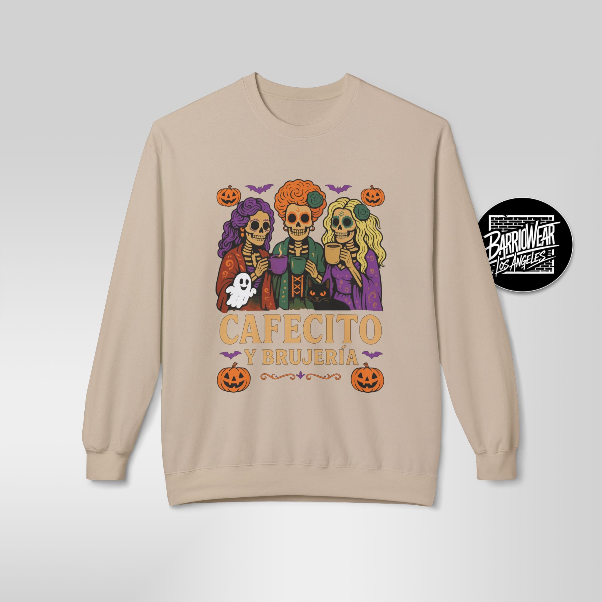 Cafecito y Brujería Sweatshirt | Cozy Latino Coffee & Witchy Vibes