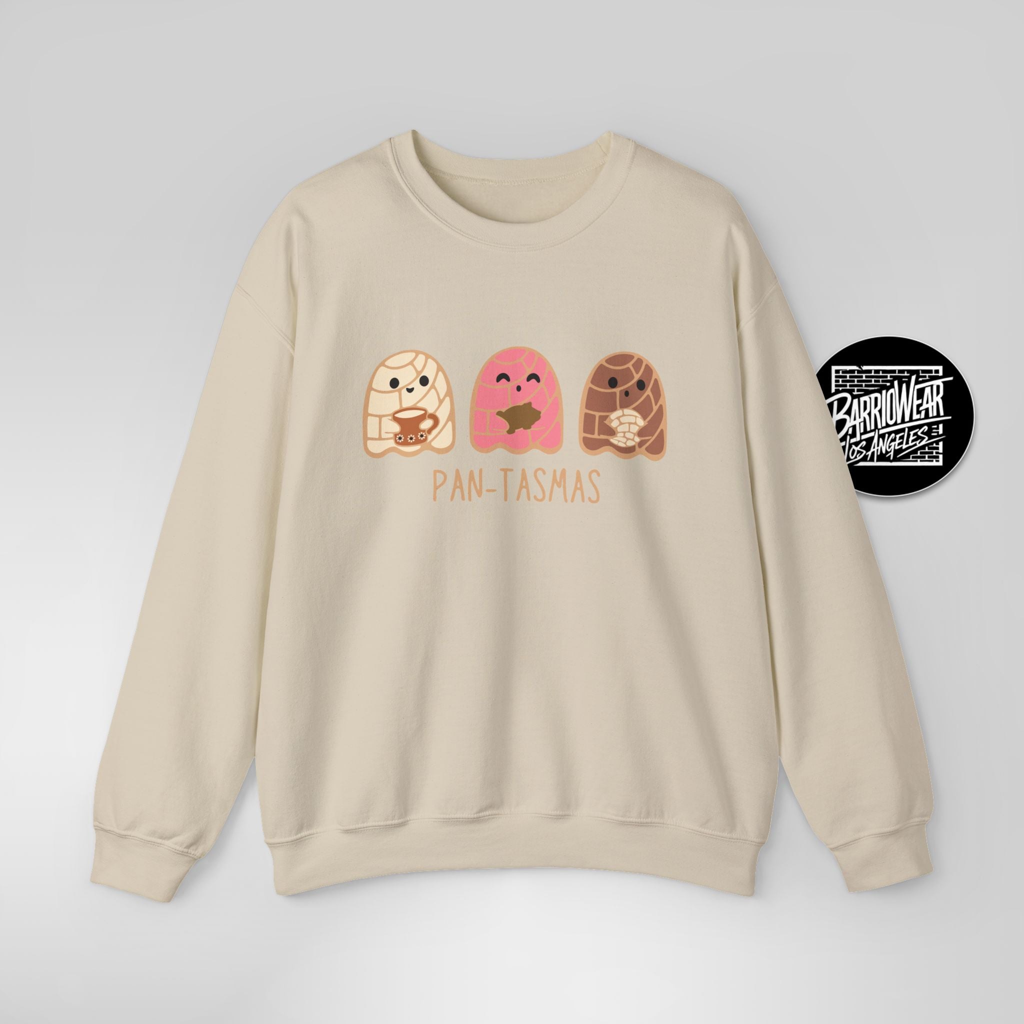 Pan-tasmas Holiday Sweatshirt | Concha Ghost Ugly Xmas Sweater