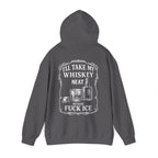 Whisky Neat Because F*ck ICE – Political Statement Hoodie