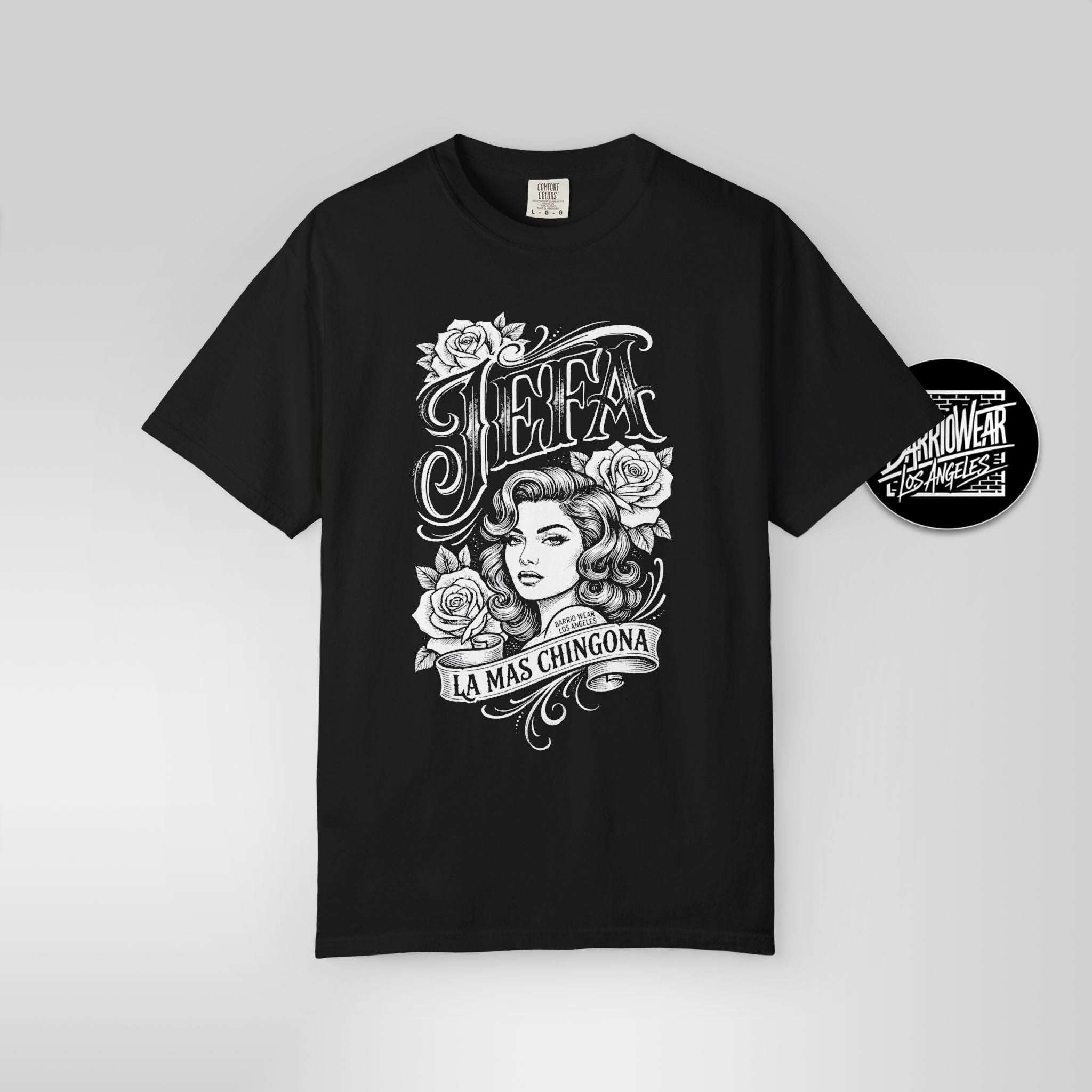 JEFA "La Mas Chingona" Vintage Wash Tee