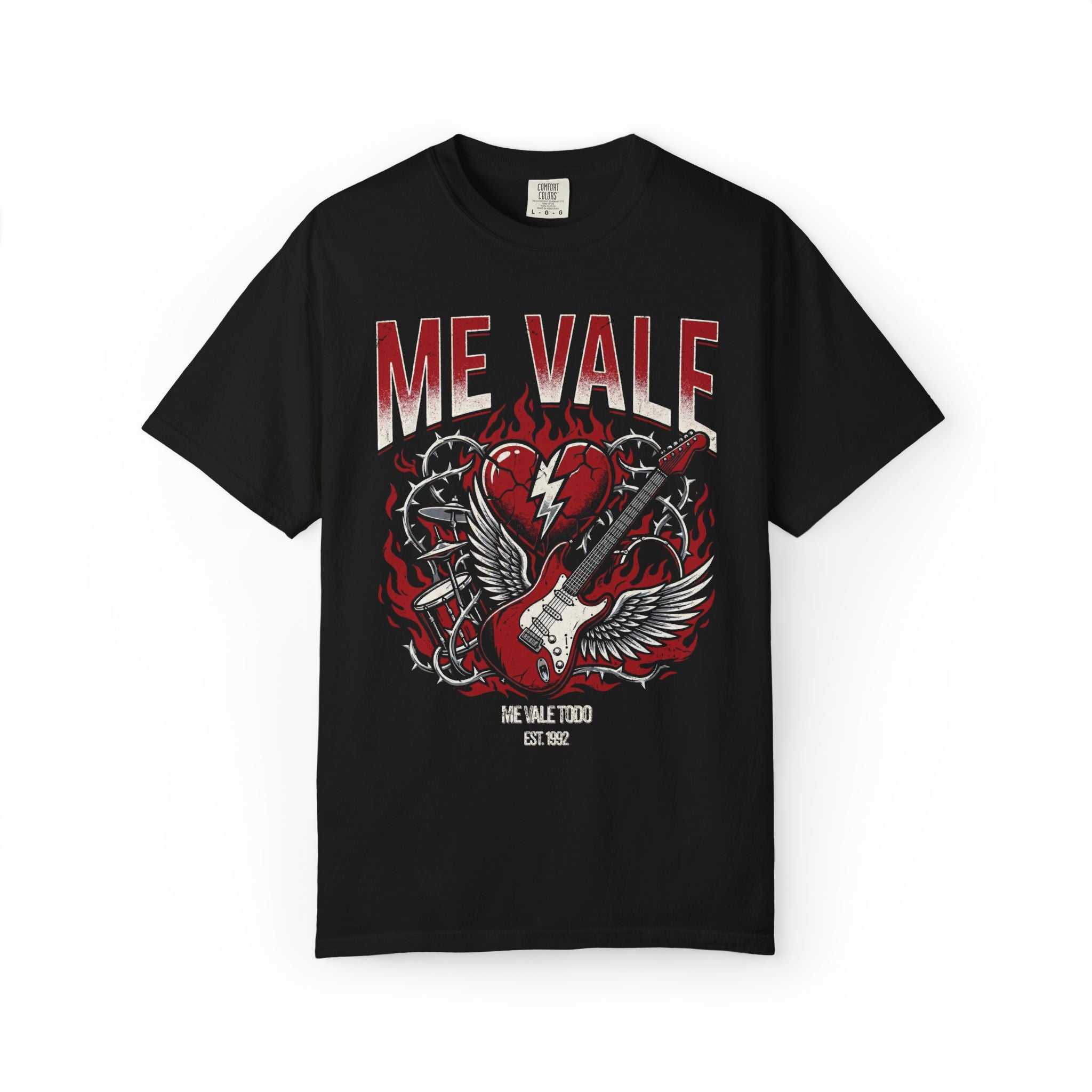 Me Vale 1992 Retro Mexican Rock Bootleg Graphic Tee