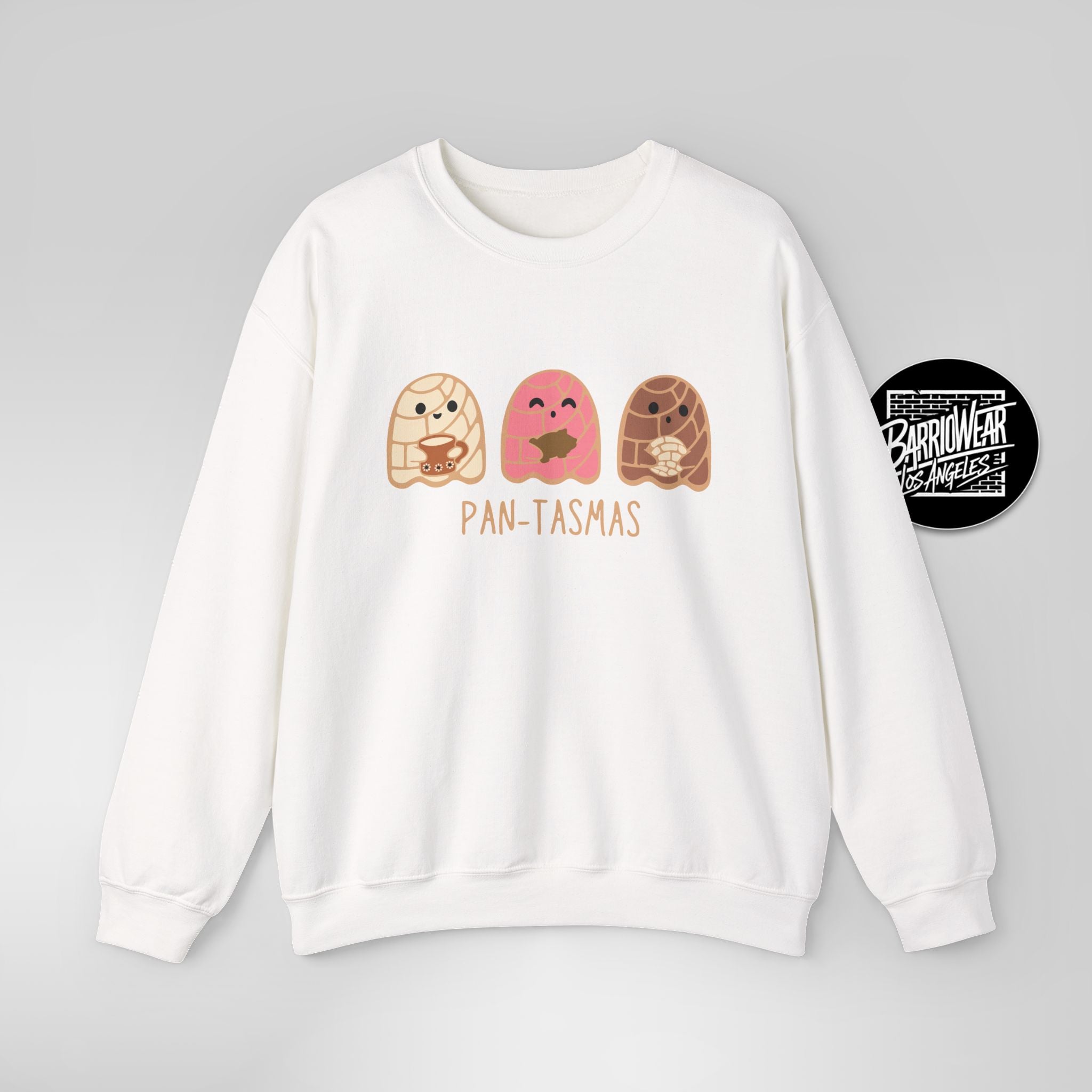 Pan-tasmas Holiday Sweatshirt | Concha Ghost Ugly Xmas Sweater