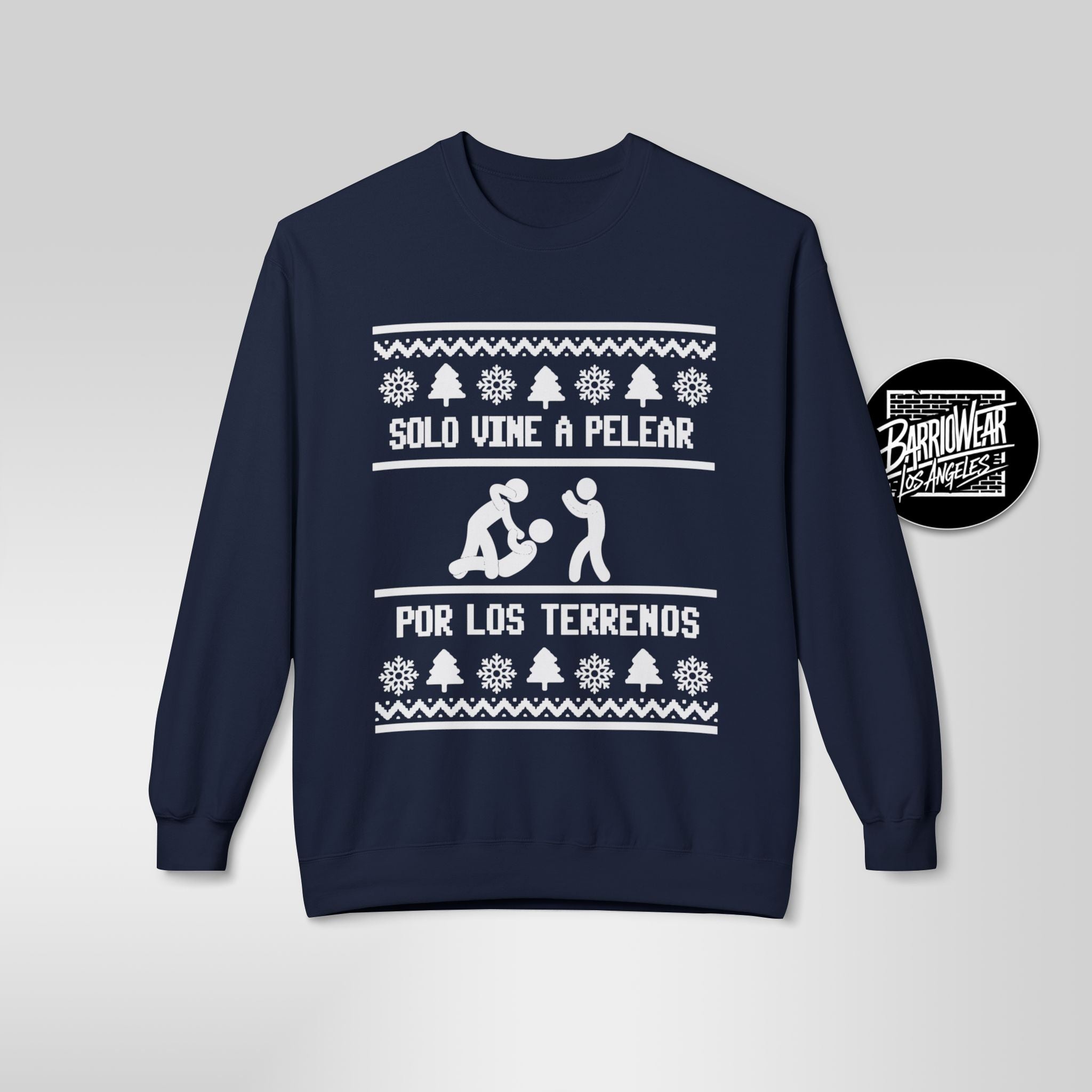"Los Terrenos" Ugly Christmas Sweater | Funny Latino Holiday Sweatshirt