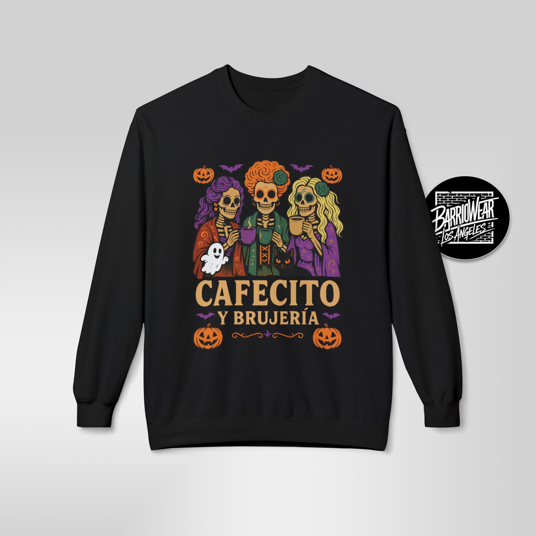 Cafecito y Brujería Sweatshirt | Cozy Latino Coffee & Witchy Vibes