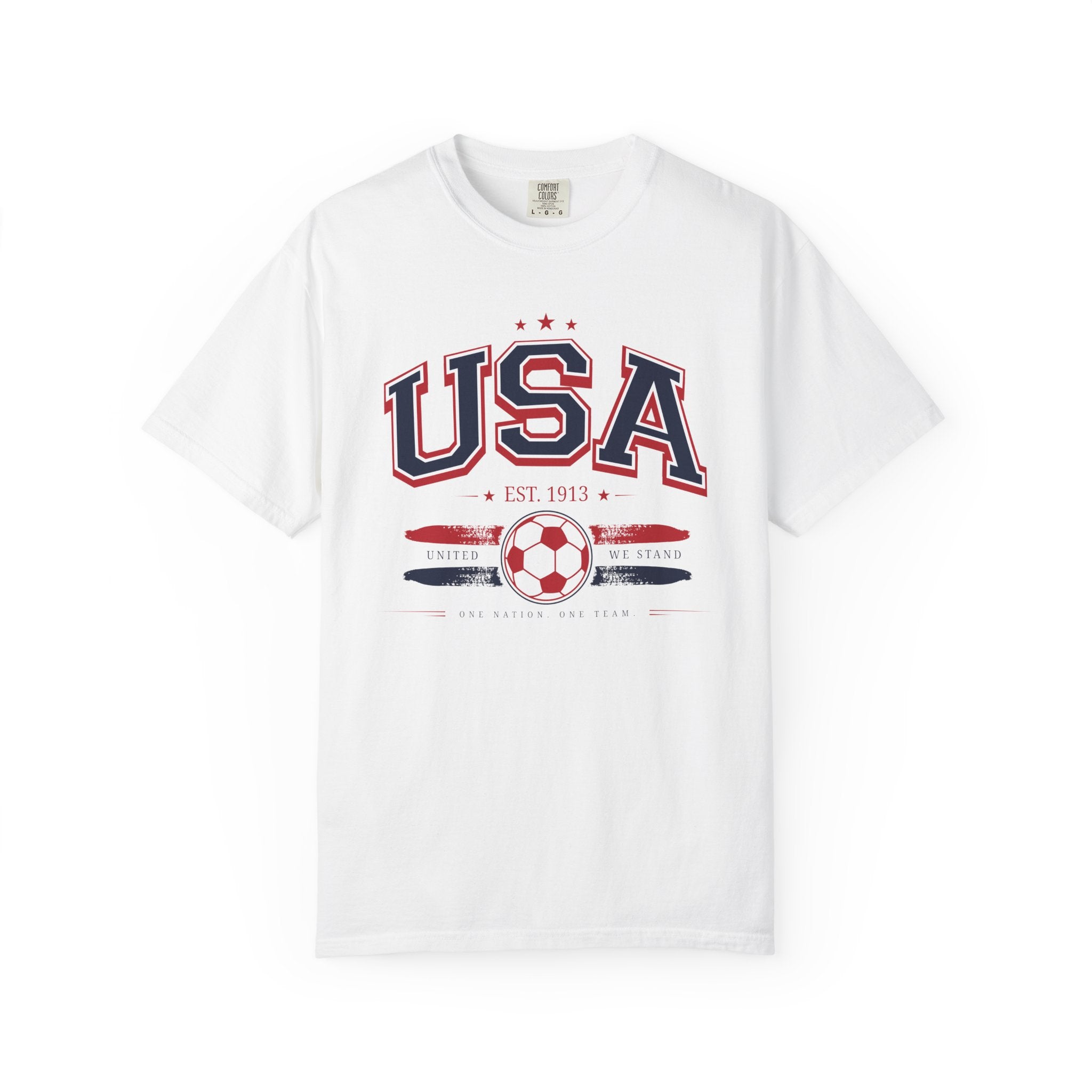 USA Soccer World 2026 Vintage Graphic Tee