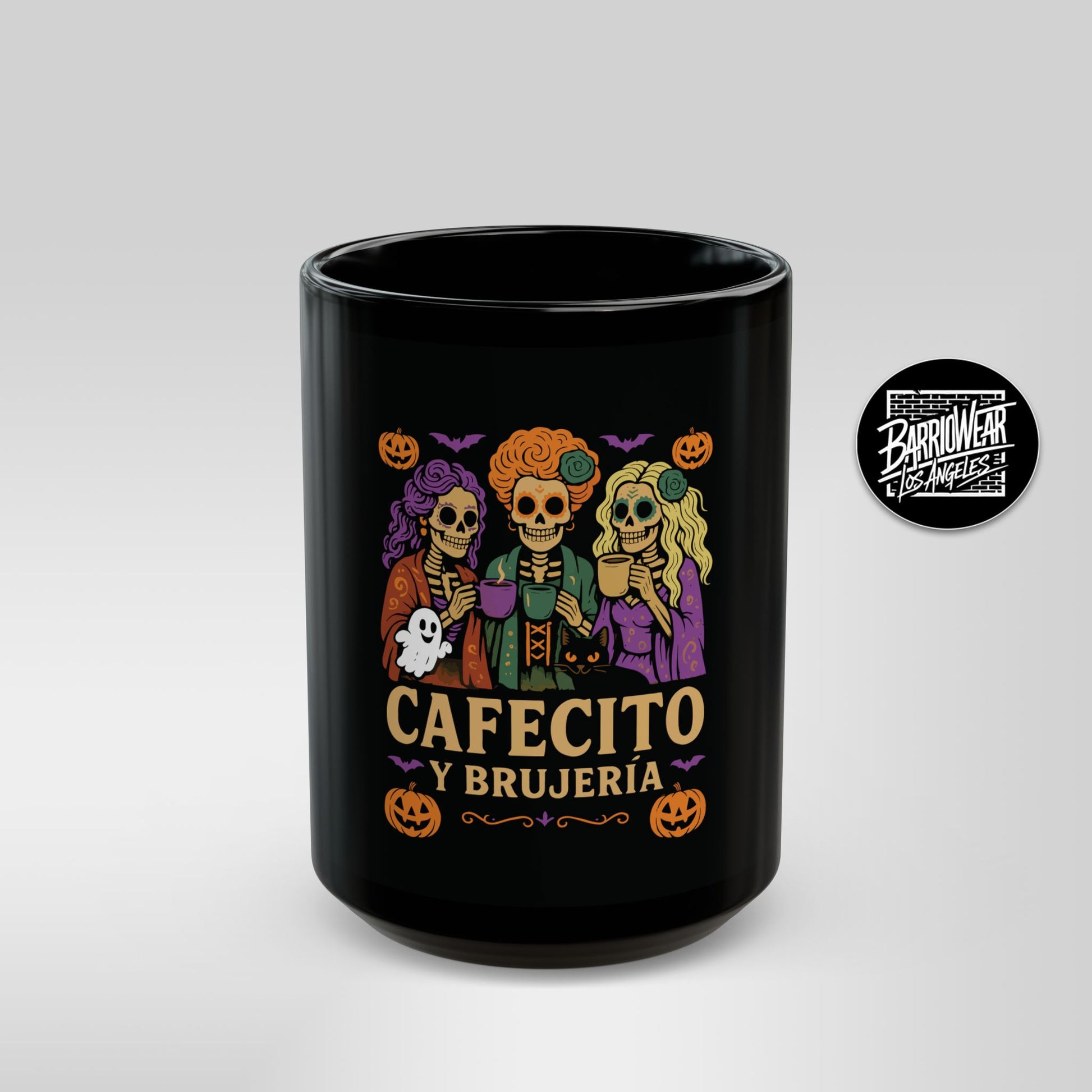 Cafecito y Brujería Mug – Latina Halloween Coffee Cup