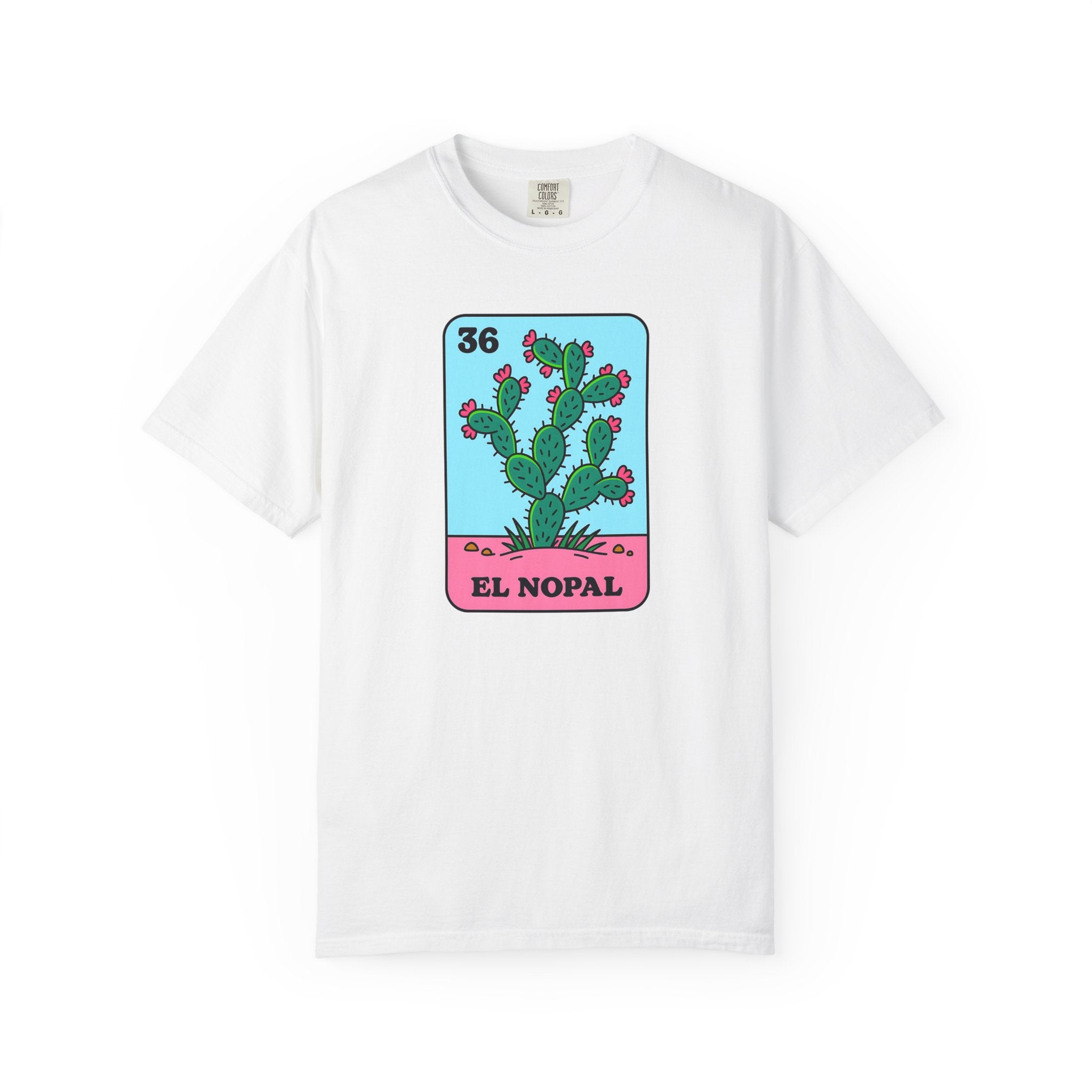 El Nopal Lotería Card Cactus Graphic Tee