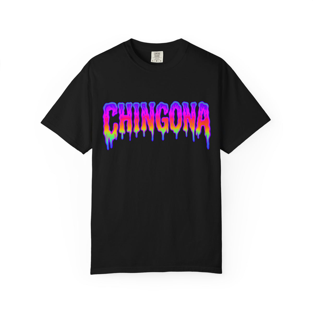 Chingona Drip Rainbow Slime Tee