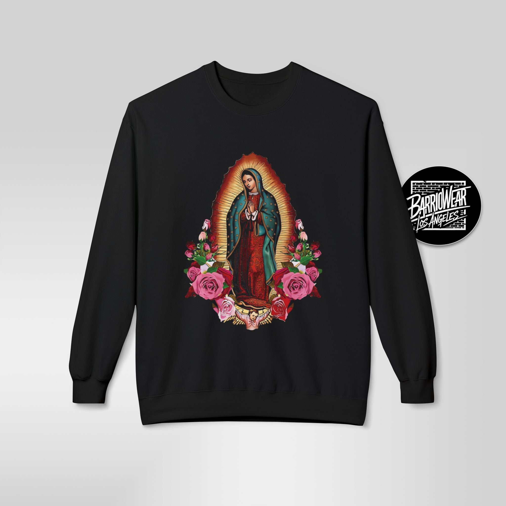 Virgen de Guadalupe Sweater Virgin Mary Crewneck sweater