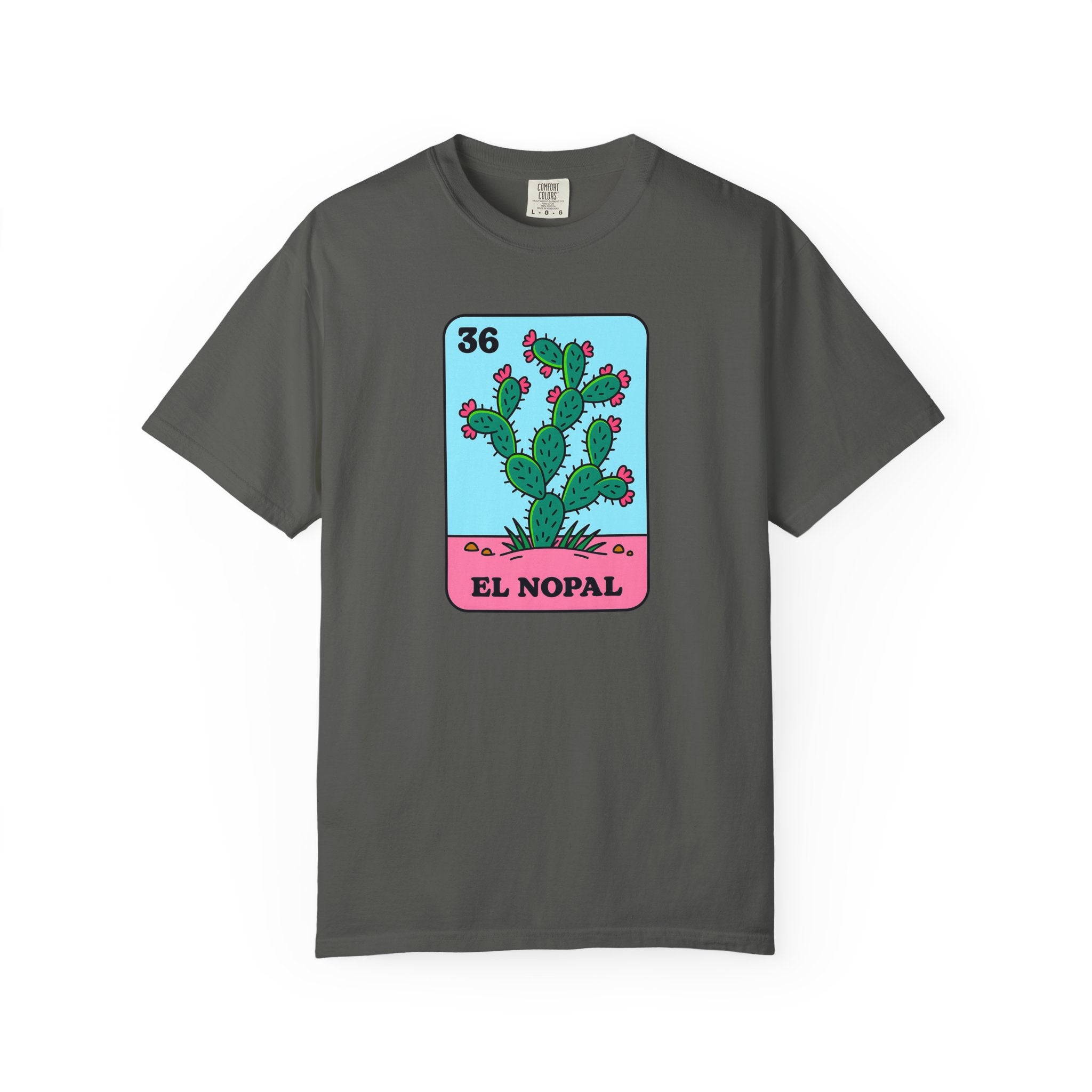 El Nopal Lotería Card Cactus Graphic Tee