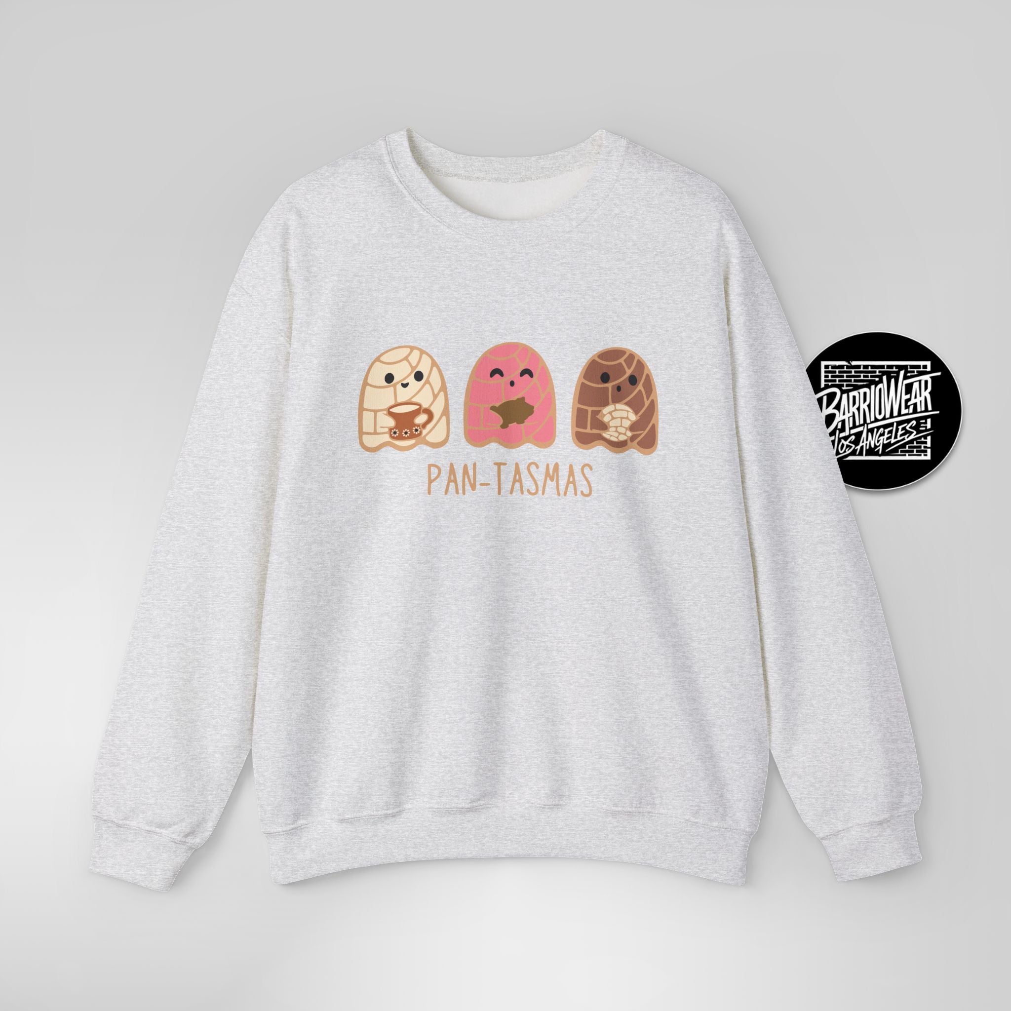 Pan-tasmas Holiday Sweatshirt | Concha Ghost Ugly Xmas Sweater