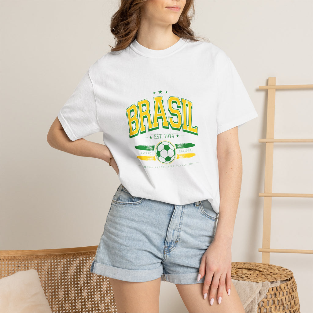 Brasil World Soccer 2026 Collegiate Graphic Tee