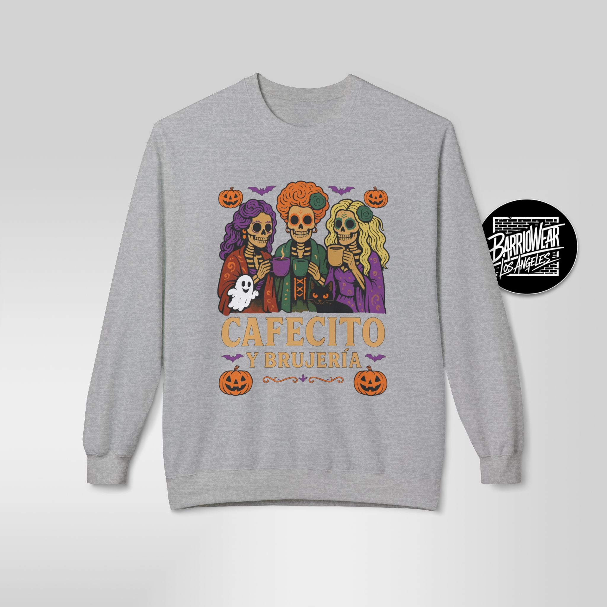 Cafecito y Brujería Sweatshirt | Cozy Latino Coffee & Witchy Vibes