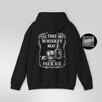 Whisky Neat Because F*ck ICE – Political Statement Hoodie