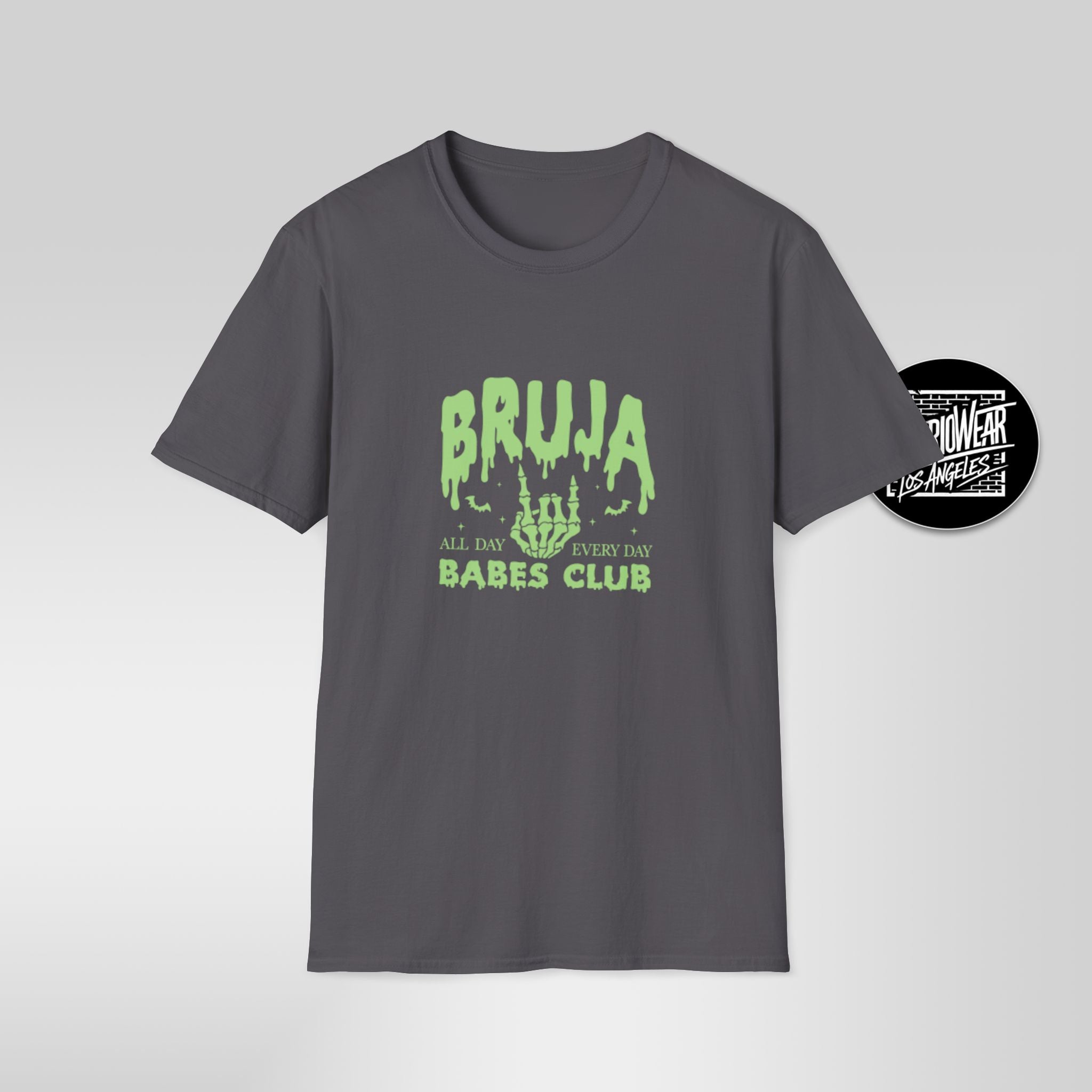 Bruja Babes Club Glow in the Dark T-Shirt | Latina Witch Halloween Tee