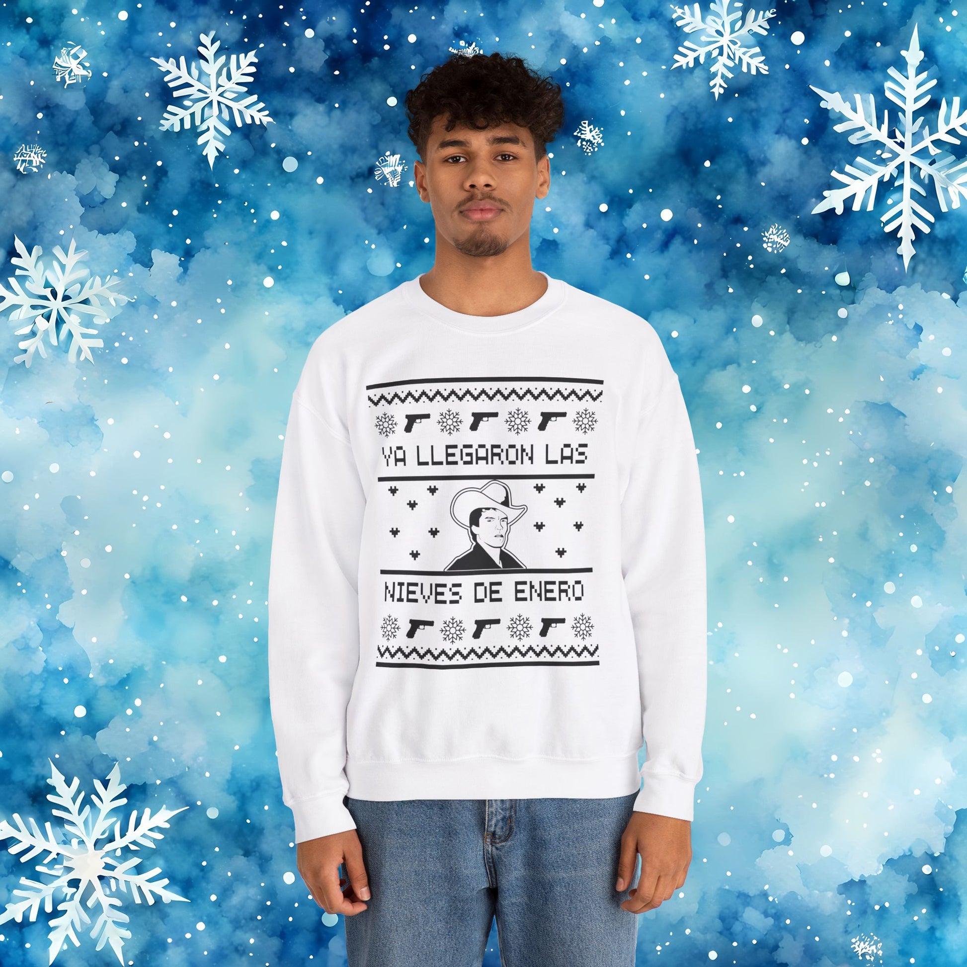 Ya Llegaron Las Nieves de Enero Ugly Christmas Sweater