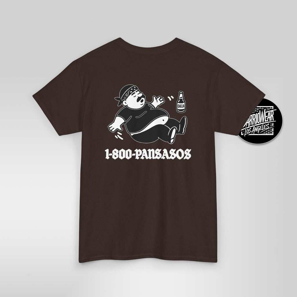 1800 Pansasos Funny Cholo Panza Double Sided T-Shirt
