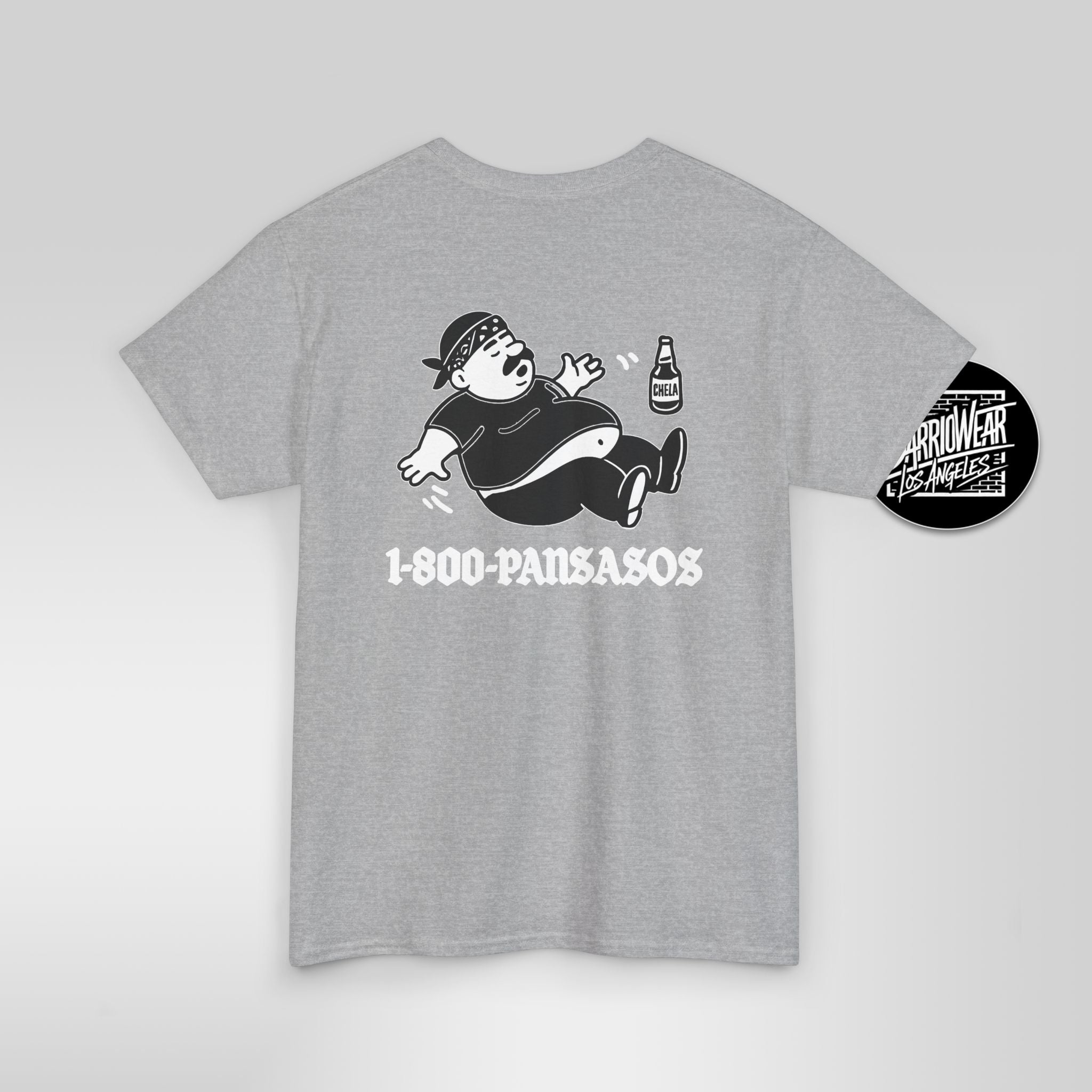 1800 Pansasos Funny Cholo Panza Double Sided T-Shirt