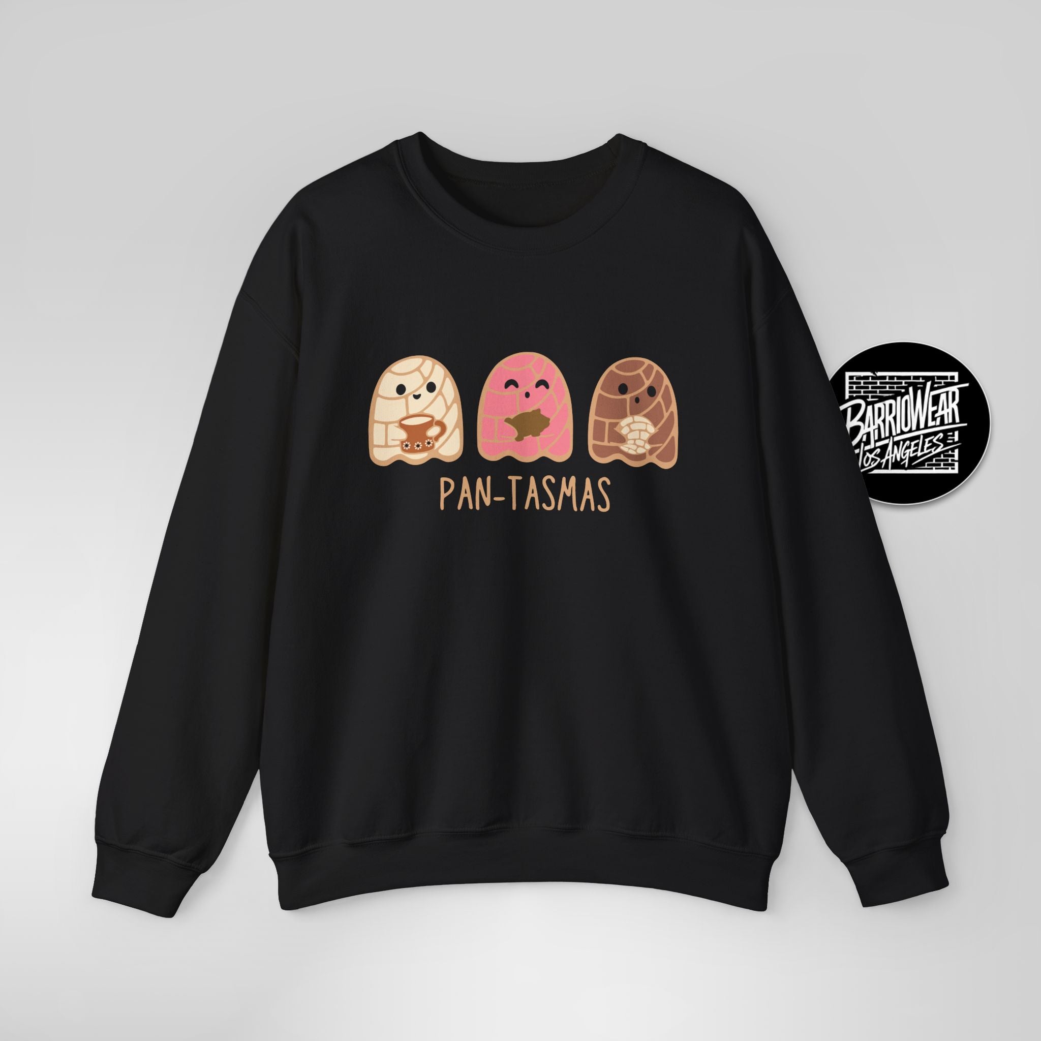 Pan-tasmas Holiday Sweatshirt | Concha Ghost Ugly Xmas Sweater
