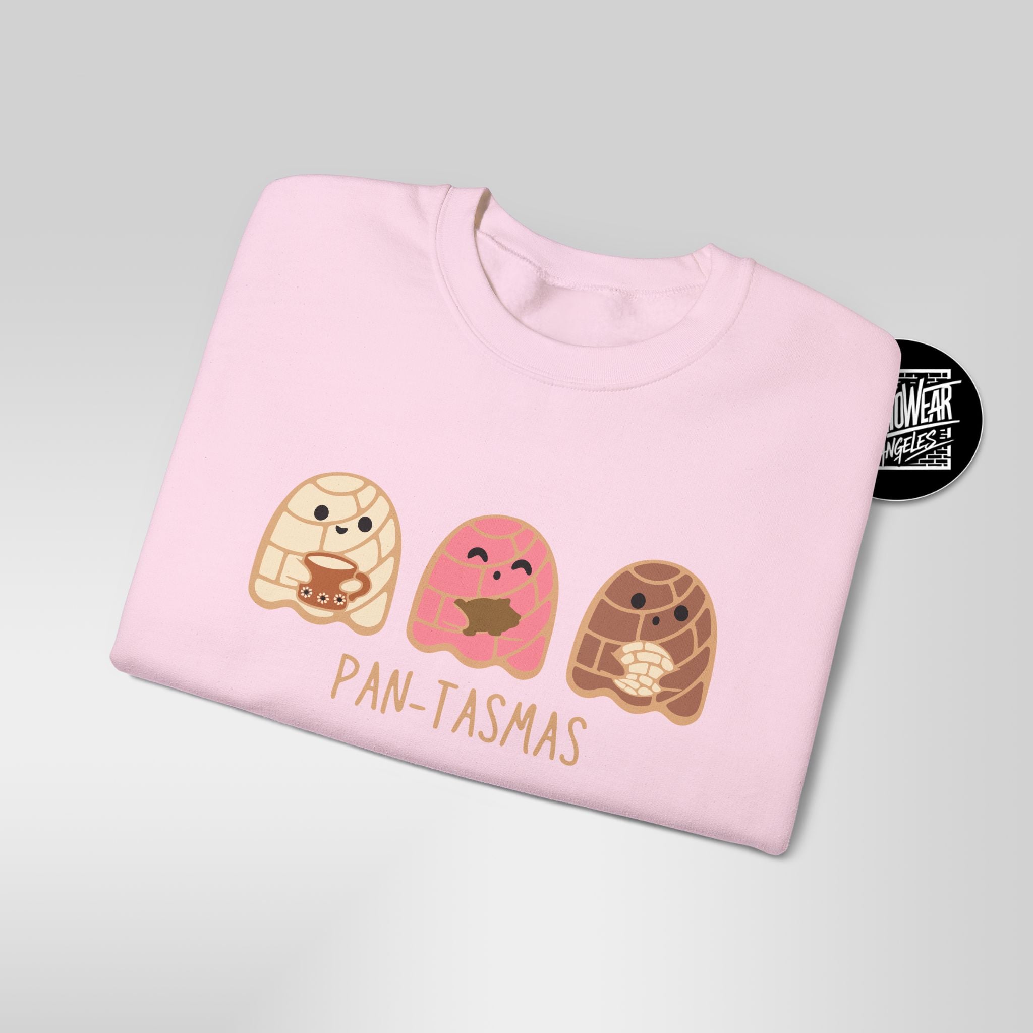 Pan-tasmas Holiday Sweatshirt | Concha Ghost Ugly Xmas Sweater