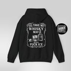 Whisky Neat Because F*ck ICE – Political Statement Hoodie