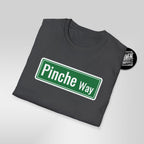 Pinche Way street sign T-Shirt | Spanish slang novelty tee