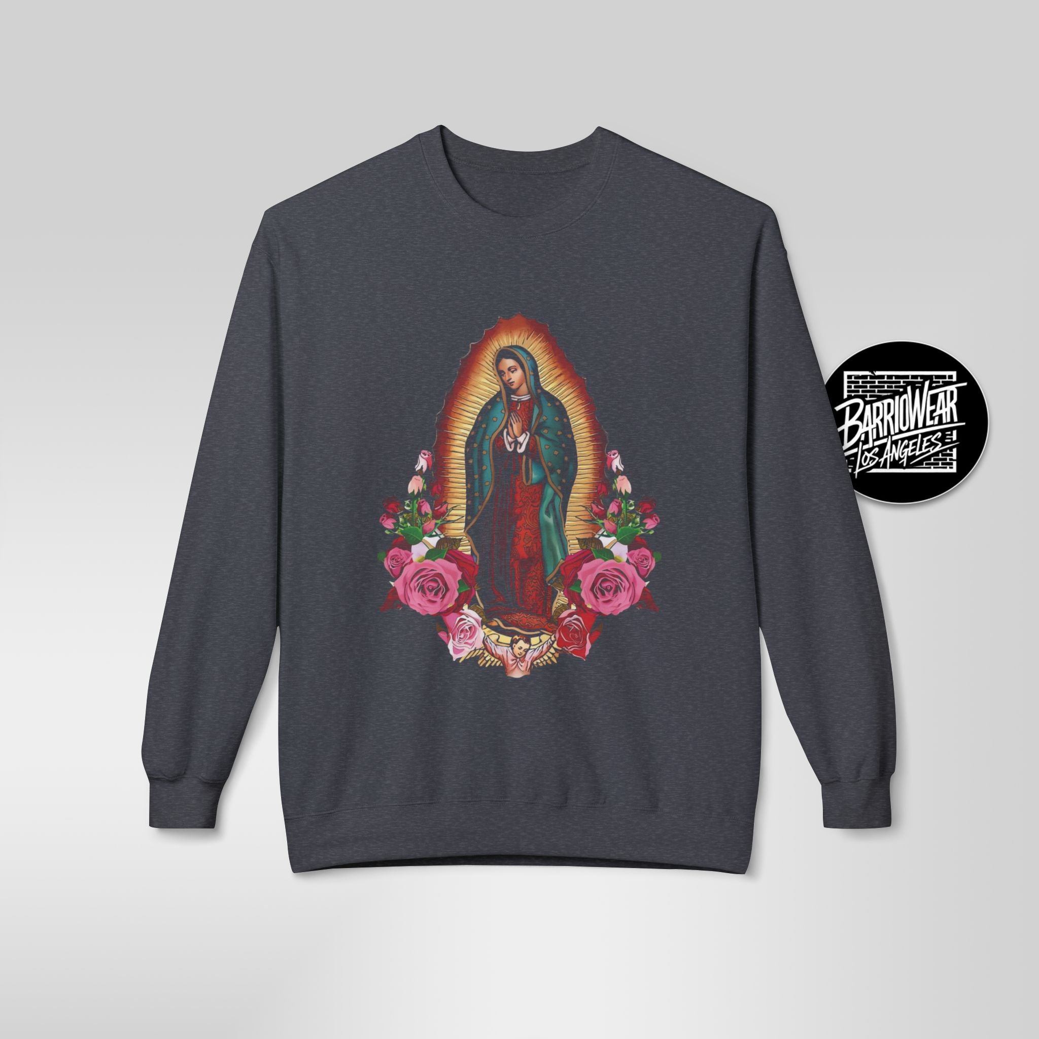 Virgen de Guadalupe Sweater Virgin Mary Crewneck sweater