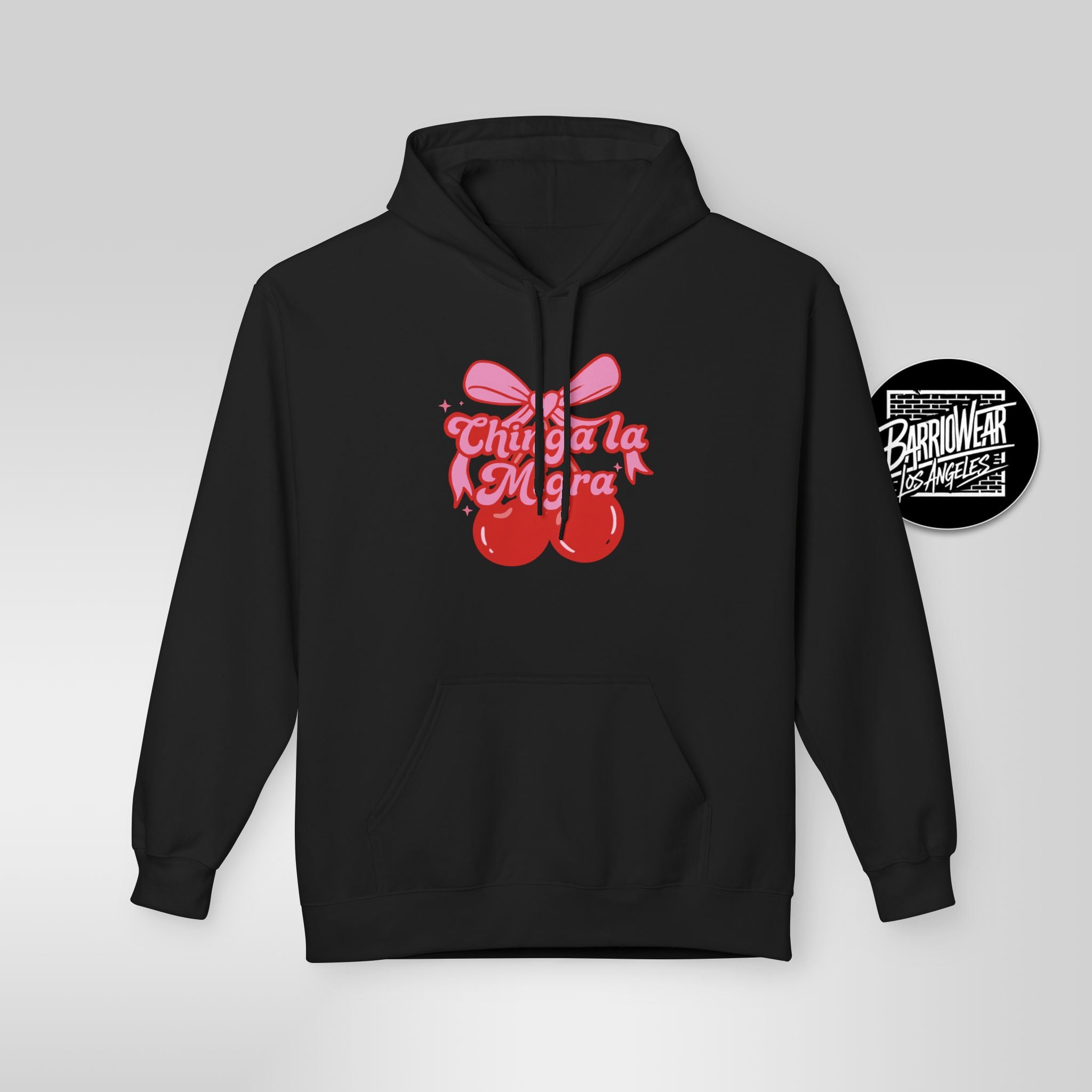 Chinga La Migra Cherry Bow Hoodie