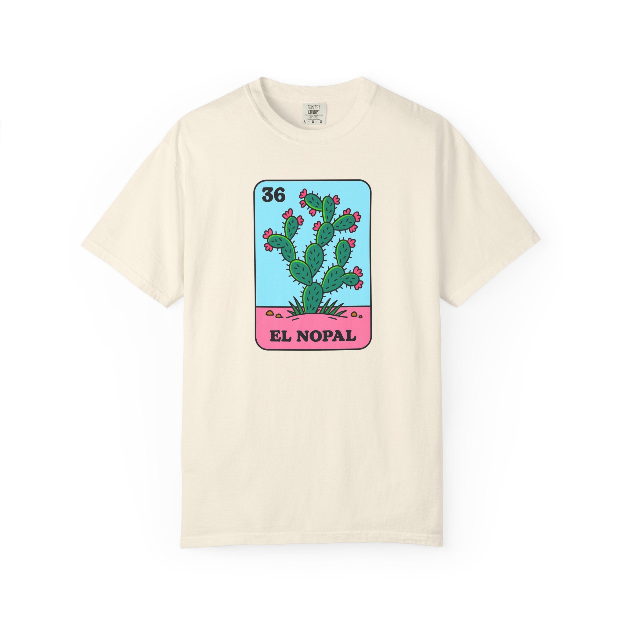 El Nopal Lotería Card Cactus Graphic Tee