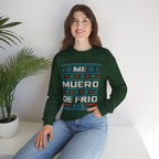 Me Muero De Frío Funny Spanish Ugly Christmas Sweater – Hilarious Winter Holiday Sweatshirt