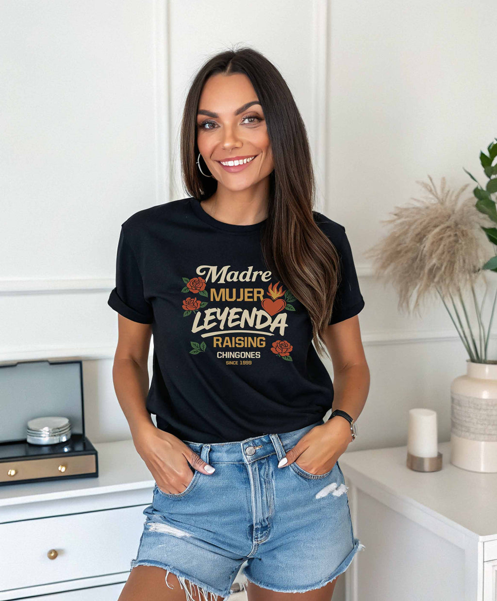 Madre Mujer Leyenda Shirt – Raising Chingones Since [Custom Year] – Latina Mom Shirt, Mother’s Day Gift, Mexican Mom Tee