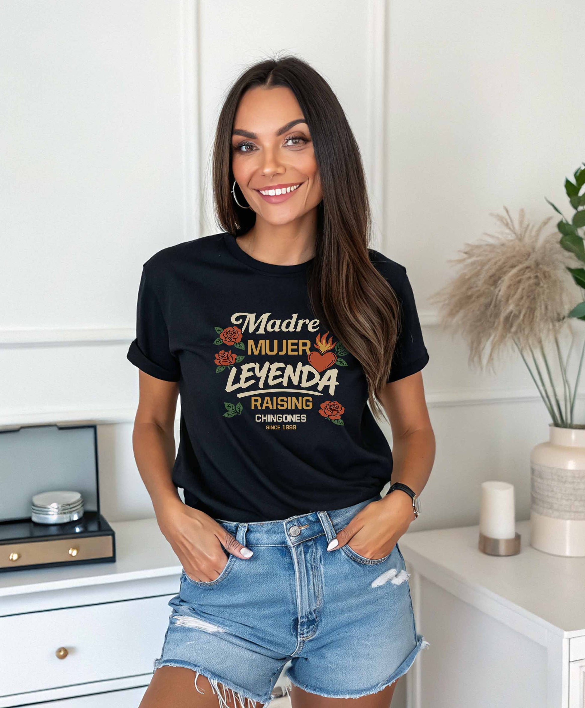 Madre Mujer Leyenda Shirt – Raising Chingones Since [Custom Year] – Latina Mom Shirt, Mother’s Day Gift, Mexican Mom Tee