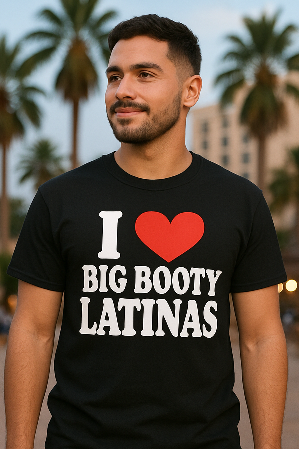 I Love Big Booty Latinas Shirt Funny Bold T Shirt Meme tee