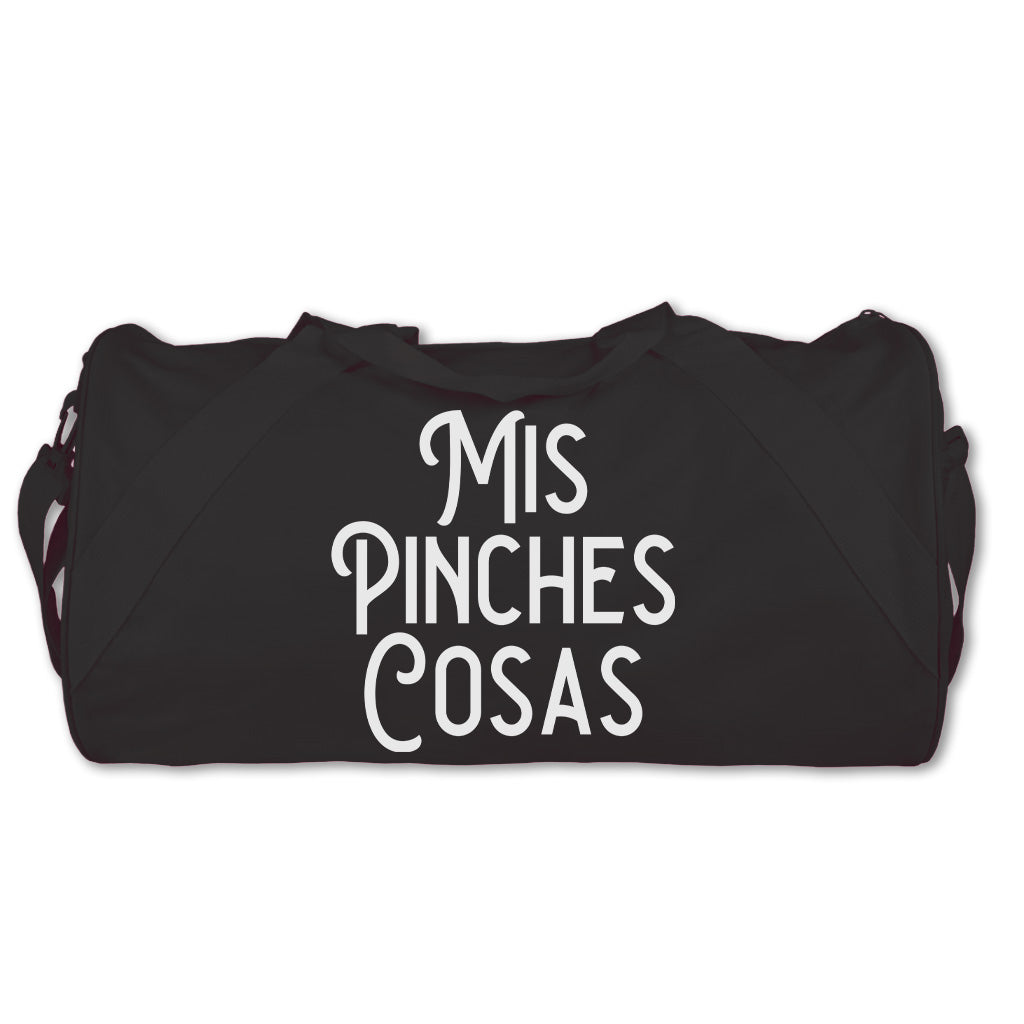 Mis Pinches Cosas Pink Duffel Bag – Latina Weekender Gym Bag
