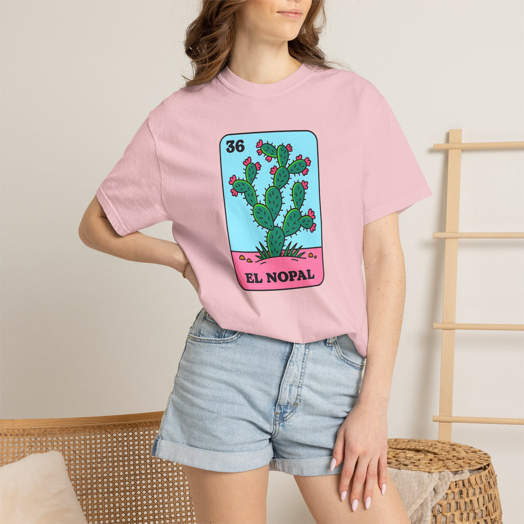 El Nopal Lotería Card Cactus Graphic Tee