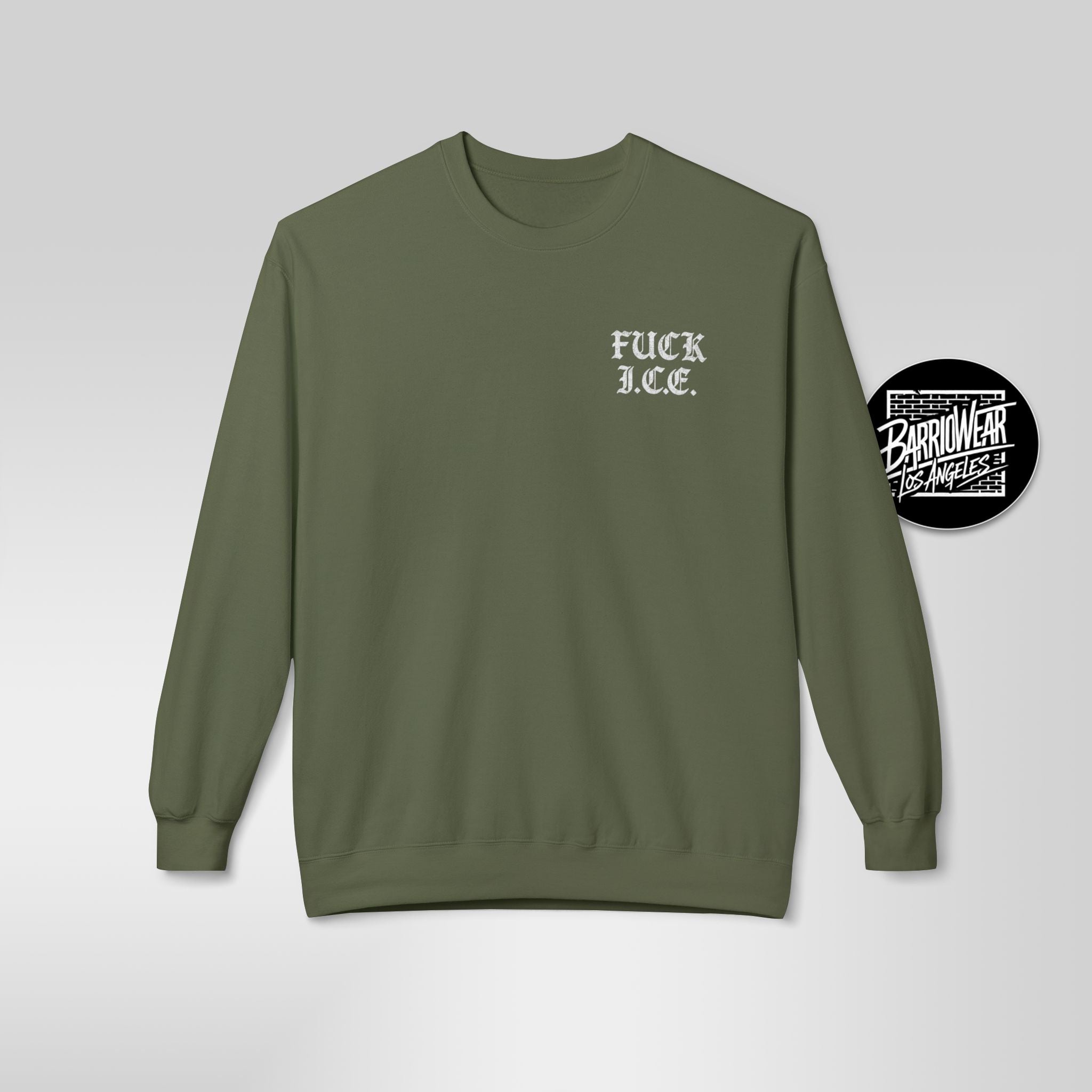 "F*CK I.C.E." Statement Sweatshirt | Chicano Political Streetwear