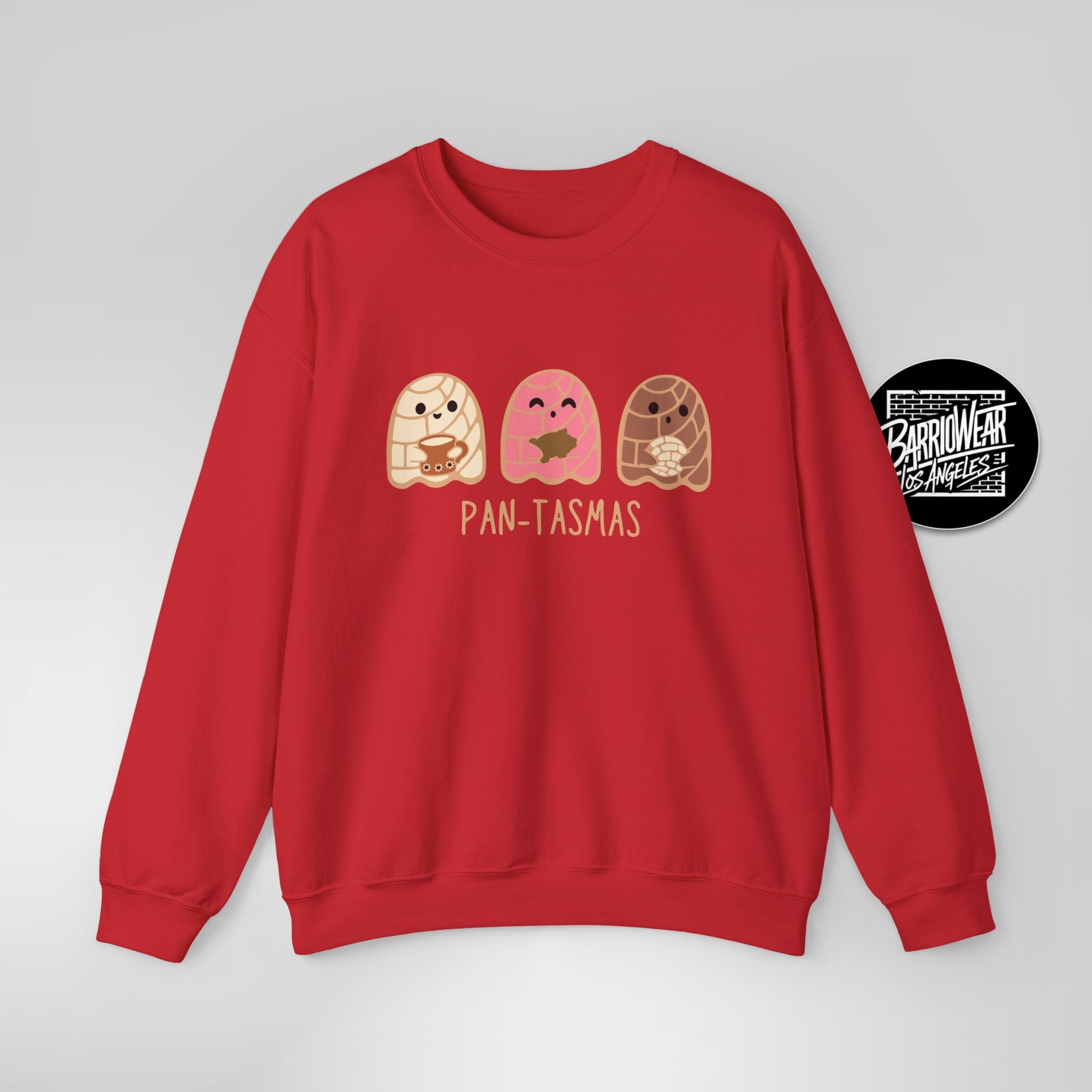 Pan-tasmas Holiday Sweatshirt | Concha Ghost Ugly Xmas Sweater