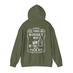 Whisky Neat Because F*ck ICE – Political Statement Hoodie