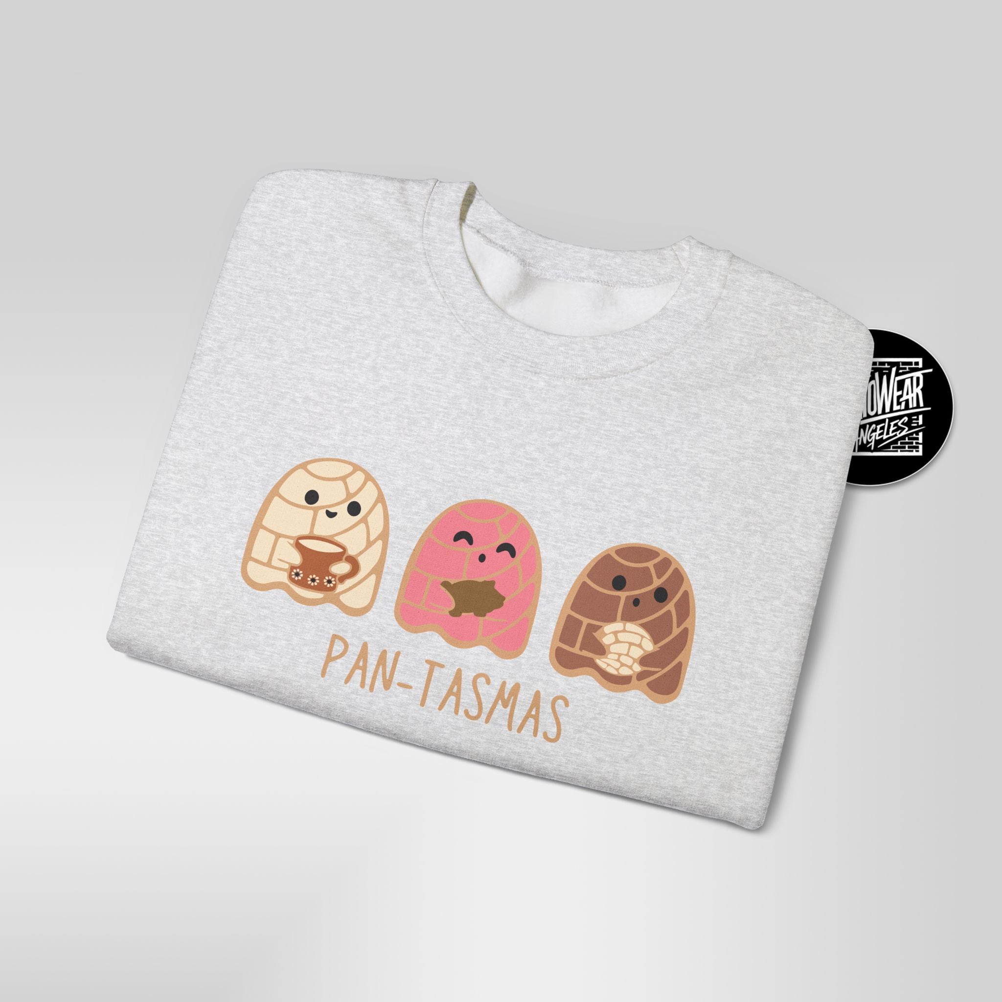 Pan-tasmas Holiday Sweatshirt | Concha Ghost Ugly Xmas Sweater