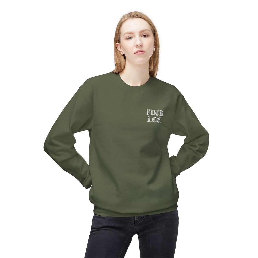 "F*CK I.C.E." Statement Sweatshirt | Chicano Political Streetwear
