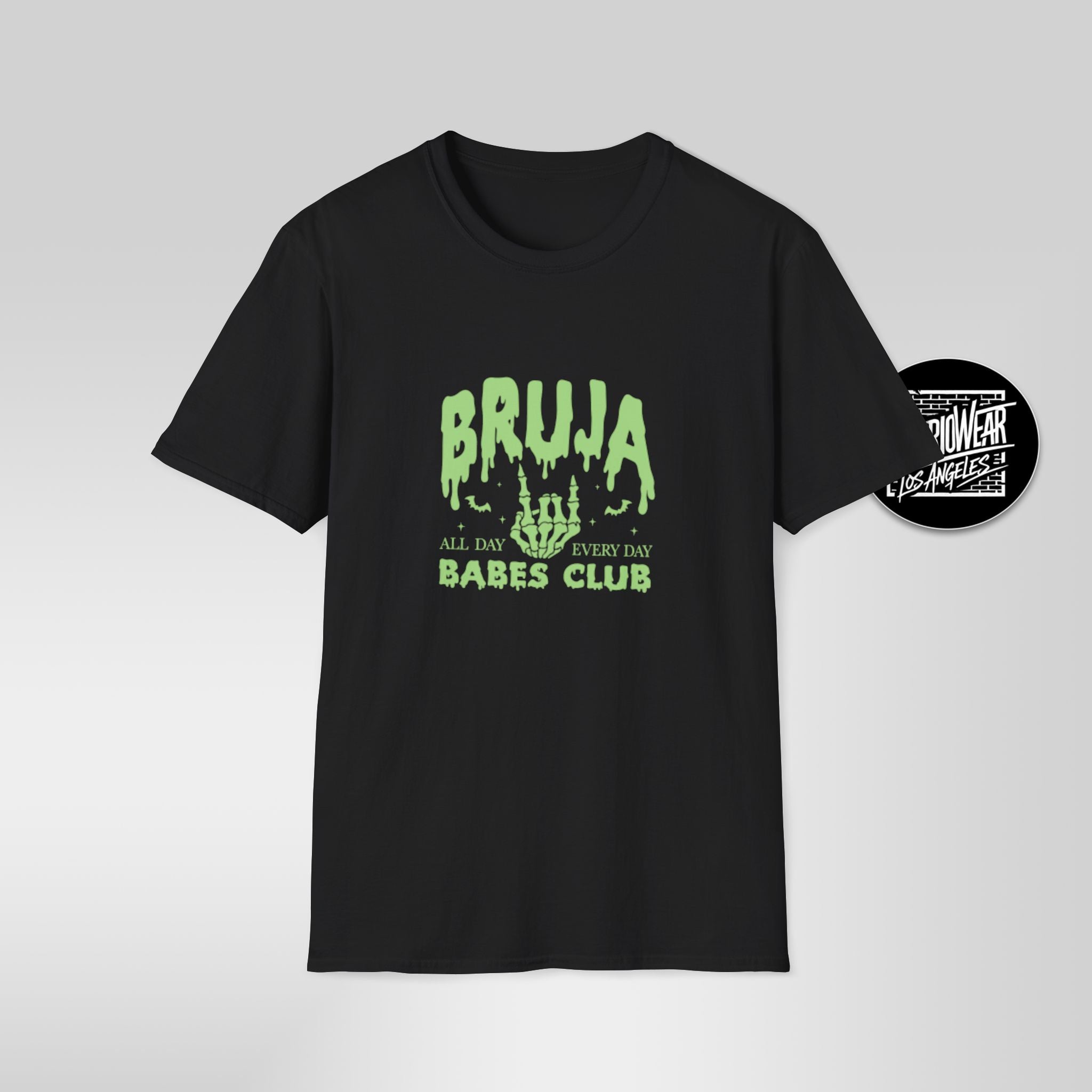 Bruja Babes Club Glow in the Dark T-Shirt | Latina Witch Halloween Tee